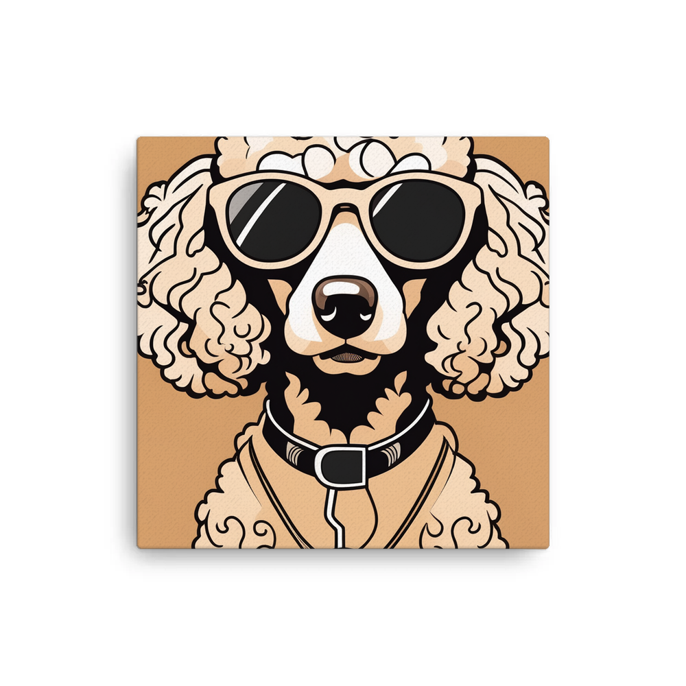PugMug Custom Tan Poodle Canvas
