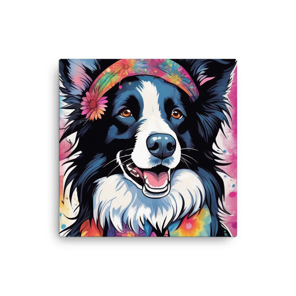 PugMug Custom Border Collie Canvas