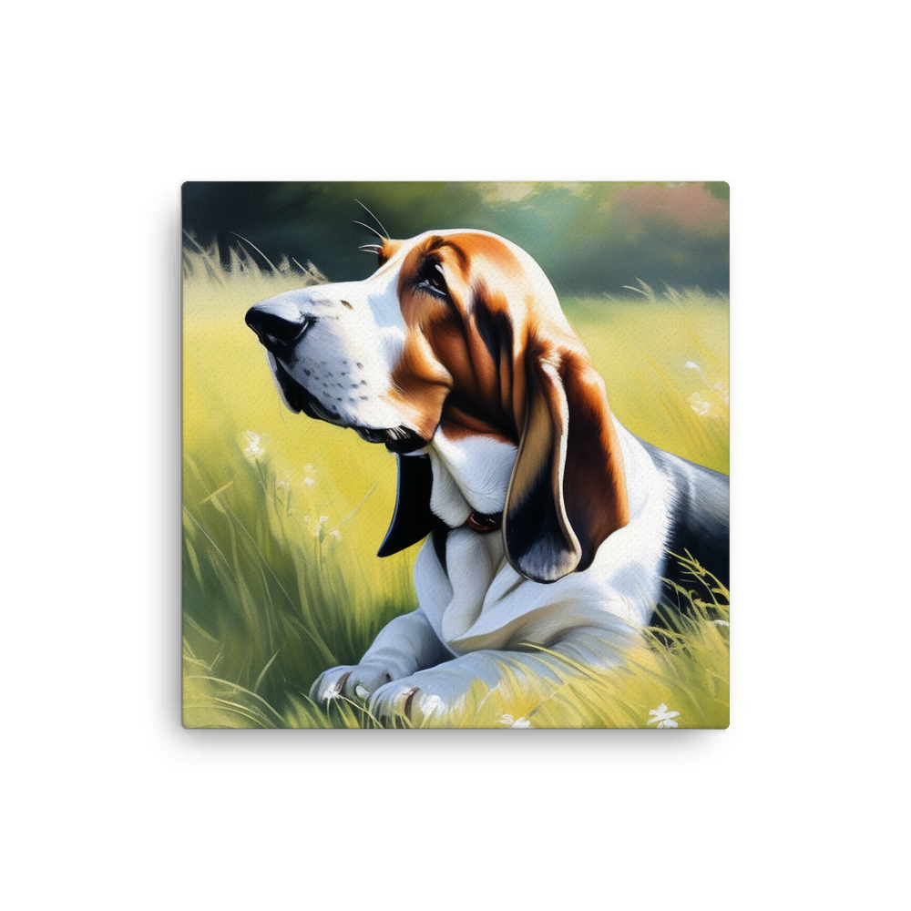 PugMug Custom Basset Hound Canvas
