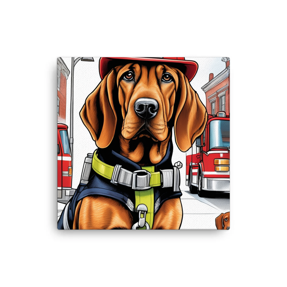 PugMug Custom Bloodhound Canvas