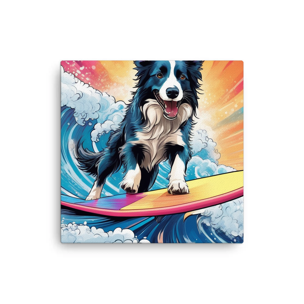 PugMug Custom Border Collie Canvas