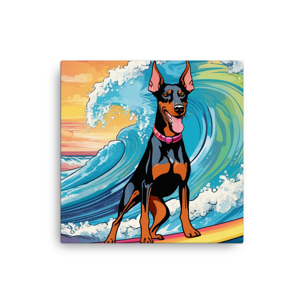 PugMug Custom Doberman Pinscher Canvas