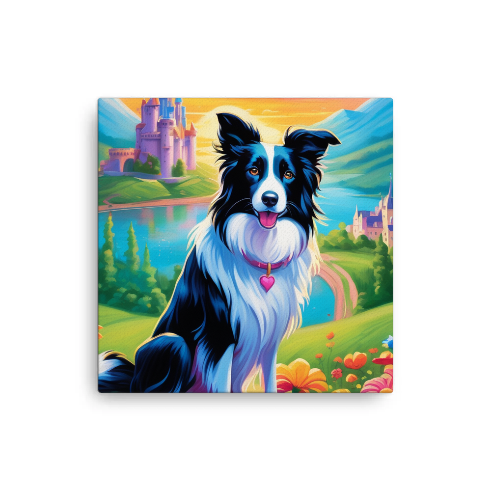 PugMug Custom Border Collie Canvas