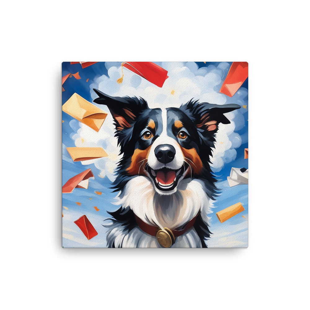 PugMug Custom Border Collie Canvas