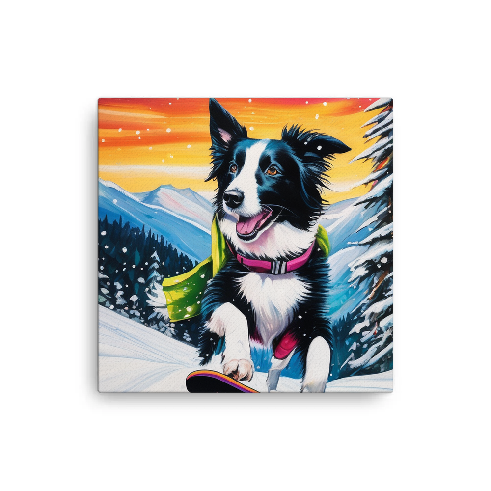 PugMug Custom Border Collie Canvas