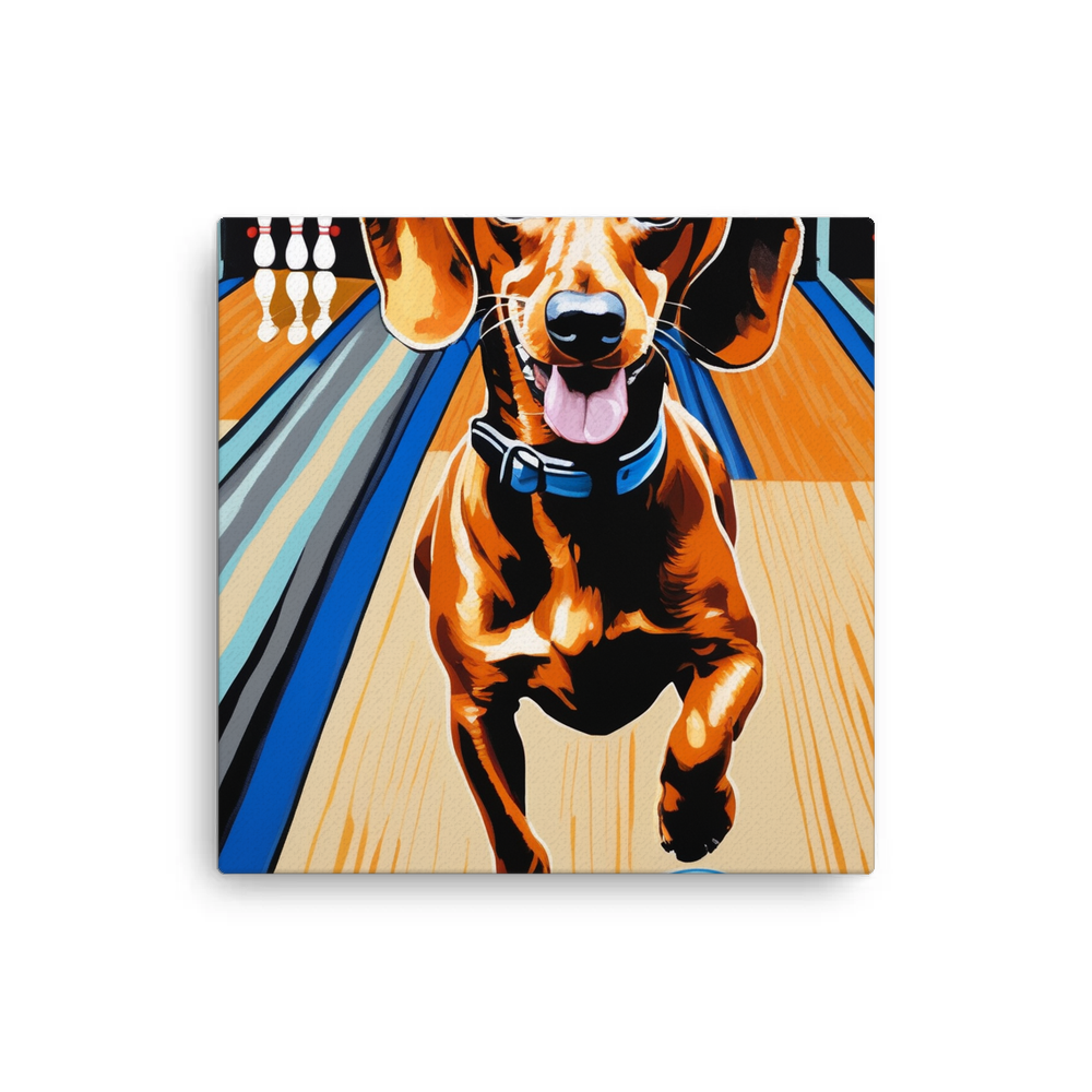 PugMug Custom Tan Dachshund Canvas