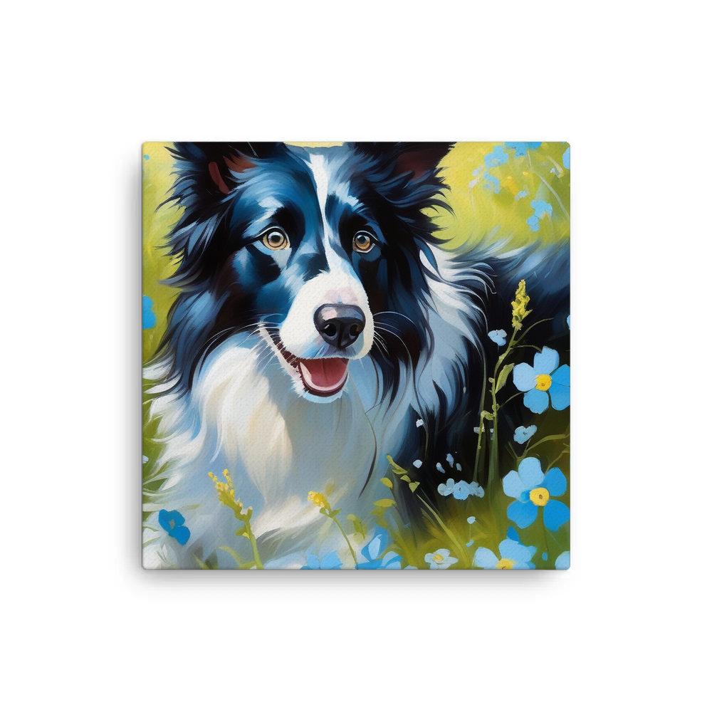 PugMug Custom Border Collie Canvas
