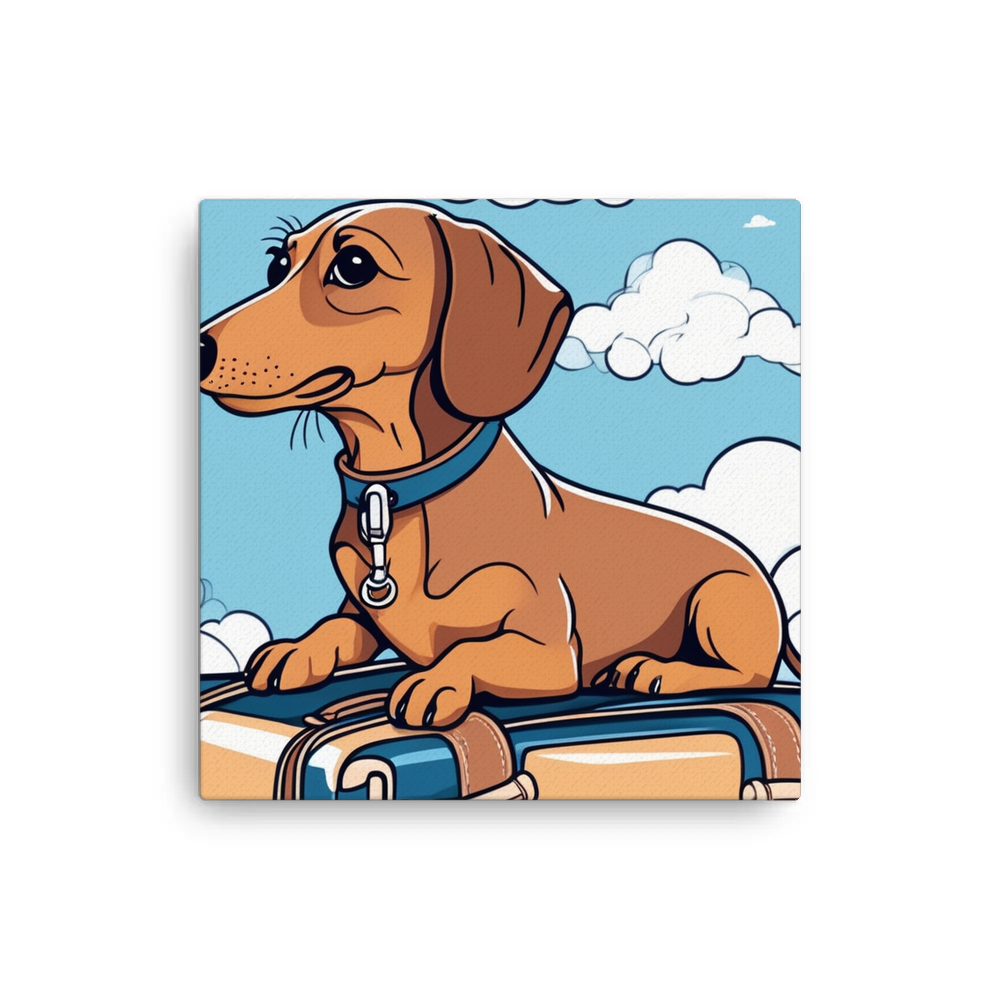 PugMug Custom Tan Dachshund Canvas