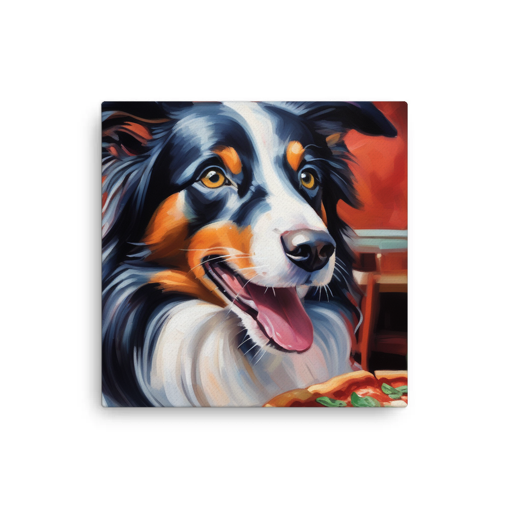 PugMug Custom Border Collie Canvas
