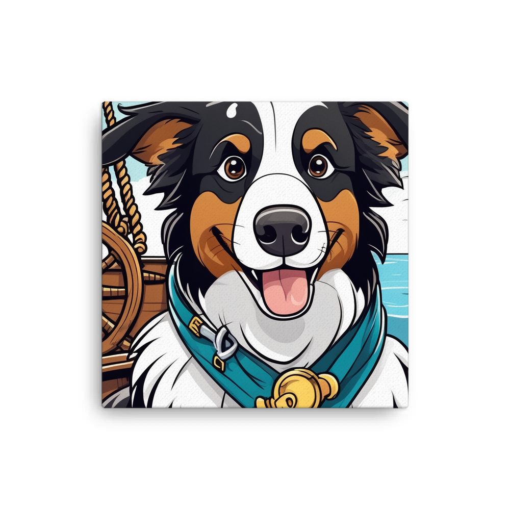 PugMug Custom Border Collie Canvas