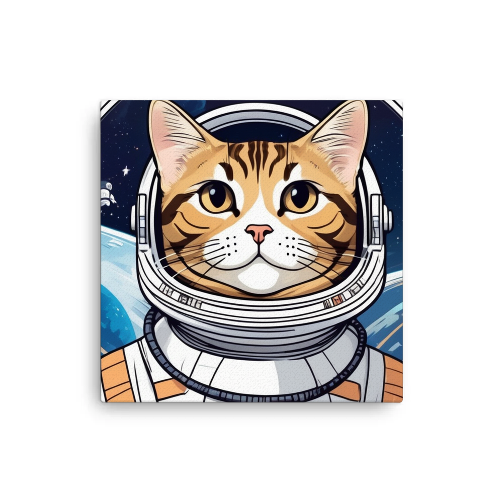 PugMug Custom Tabby American Shorthair Cat Canvas