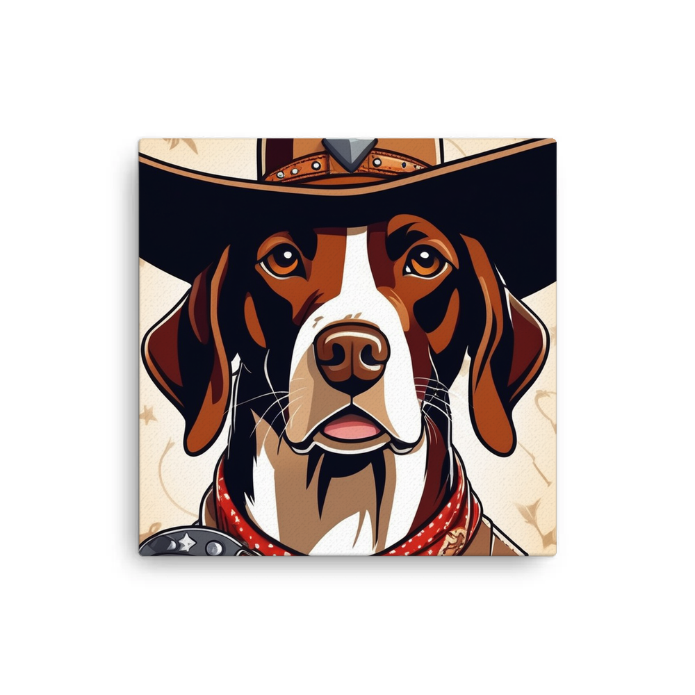 PugMug Custom Pointer Dog Canvas