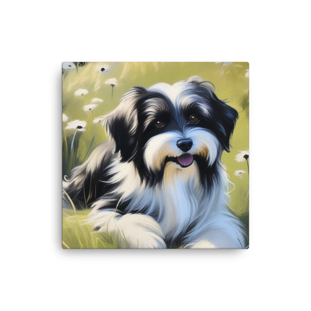 PugMug Custom Black-and-white Havanese Dog Canvas