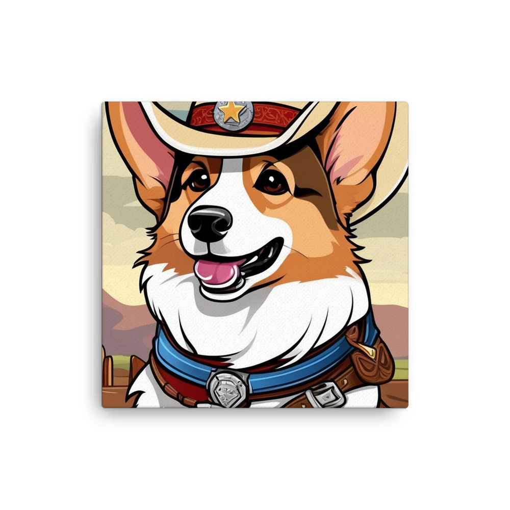 PugMug Custom Pembroke Welsh Corgi Canvas