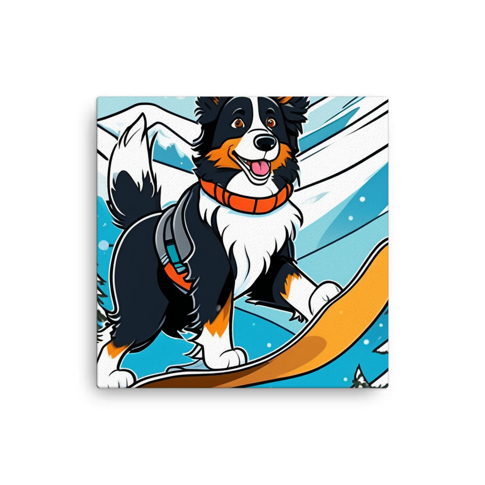 PugMug Custom Border Collie Canvas