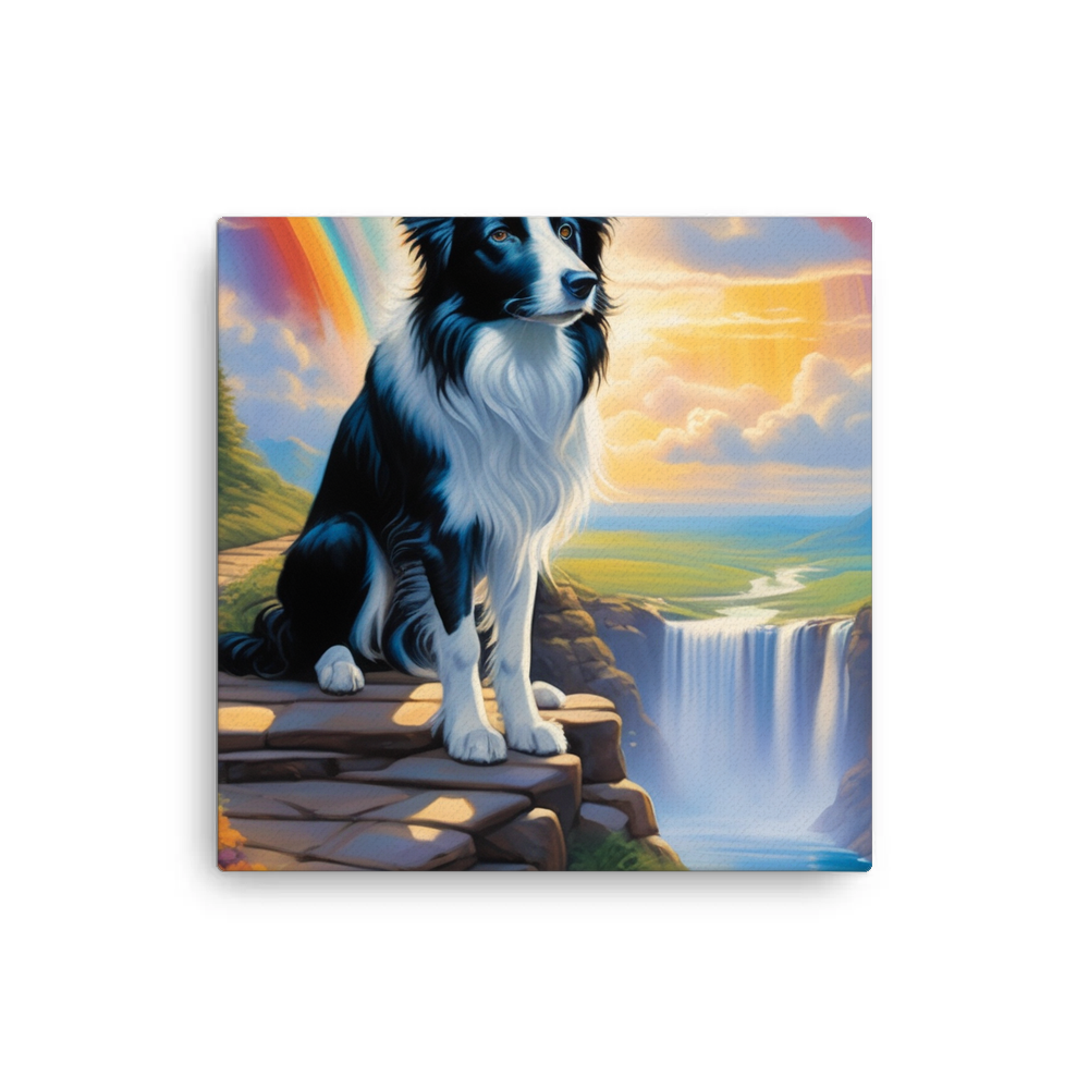 PugMug Custom Border Collie Canvas