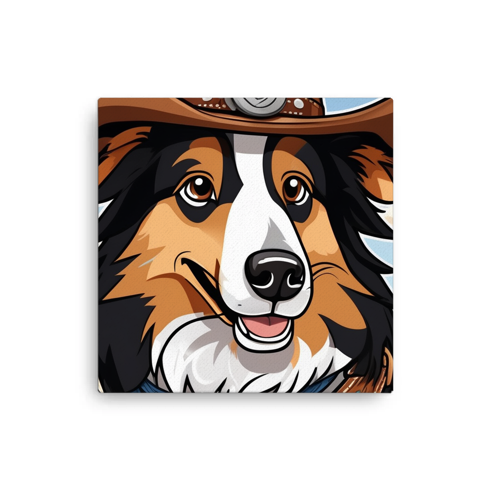 PugMug Custom Collie Canvas
