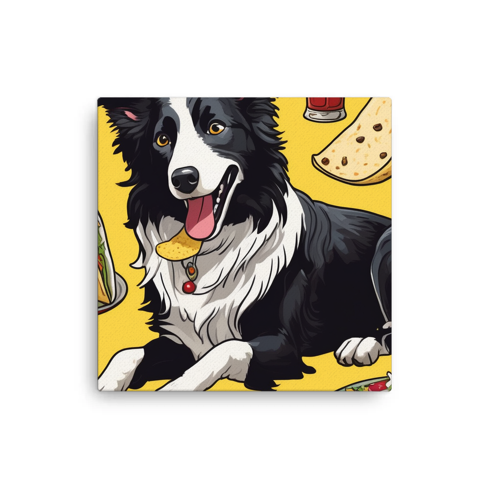 PugMug Custom Border Collie Canvas