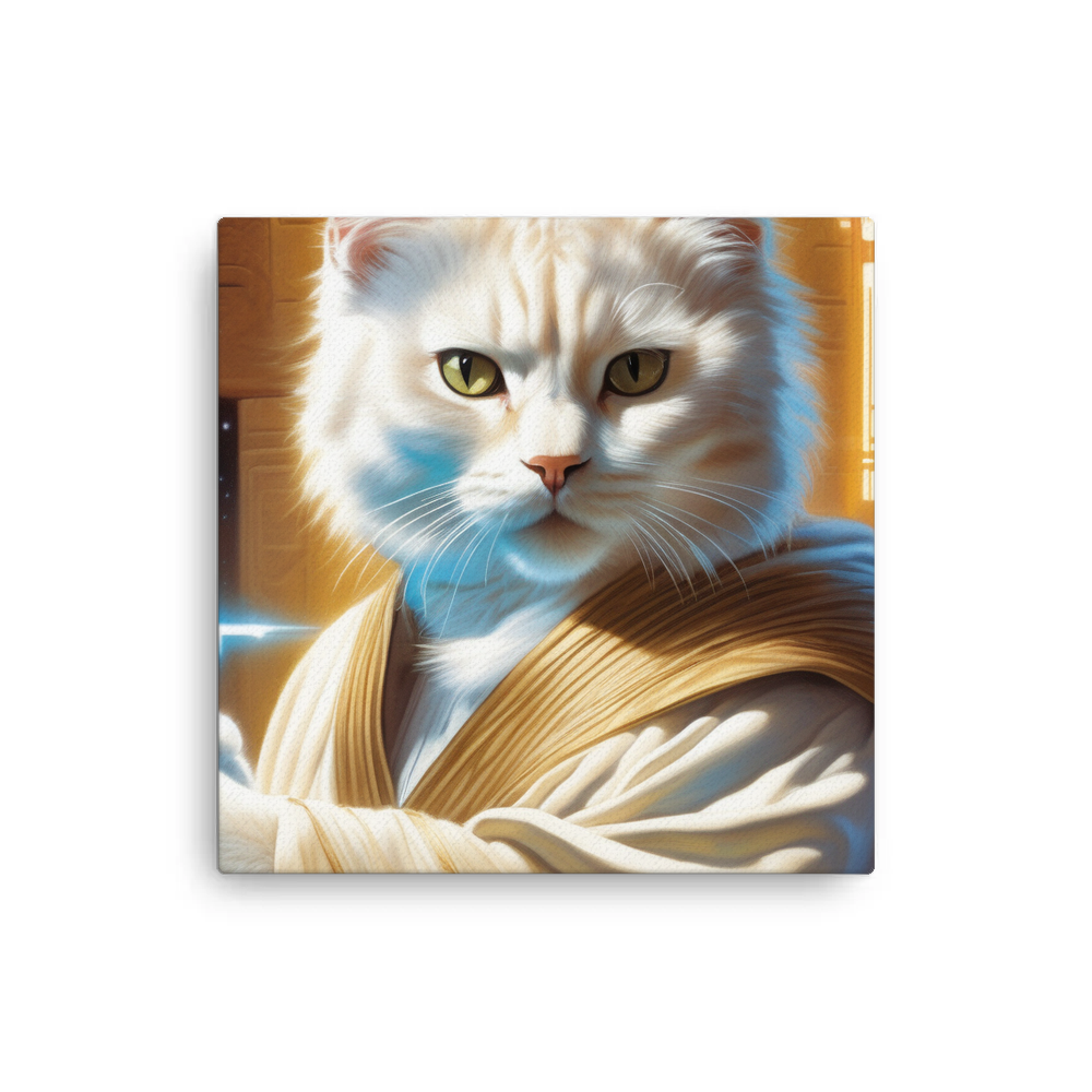 PugMug Custom White Exotic Cat Canvas