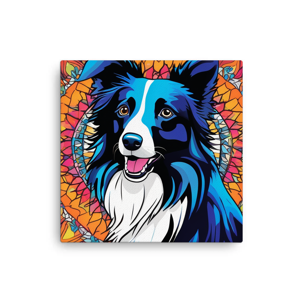PugMug Custom Border Collie Canvas