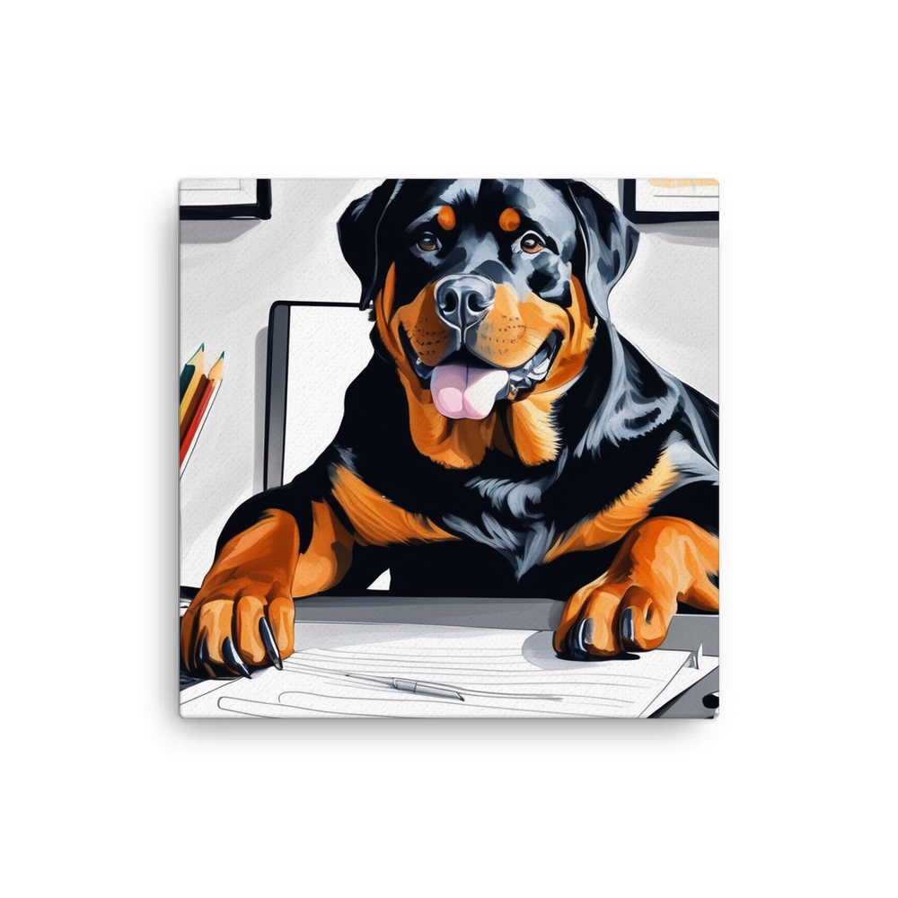 PugMug Custom Rottweiler Canvas