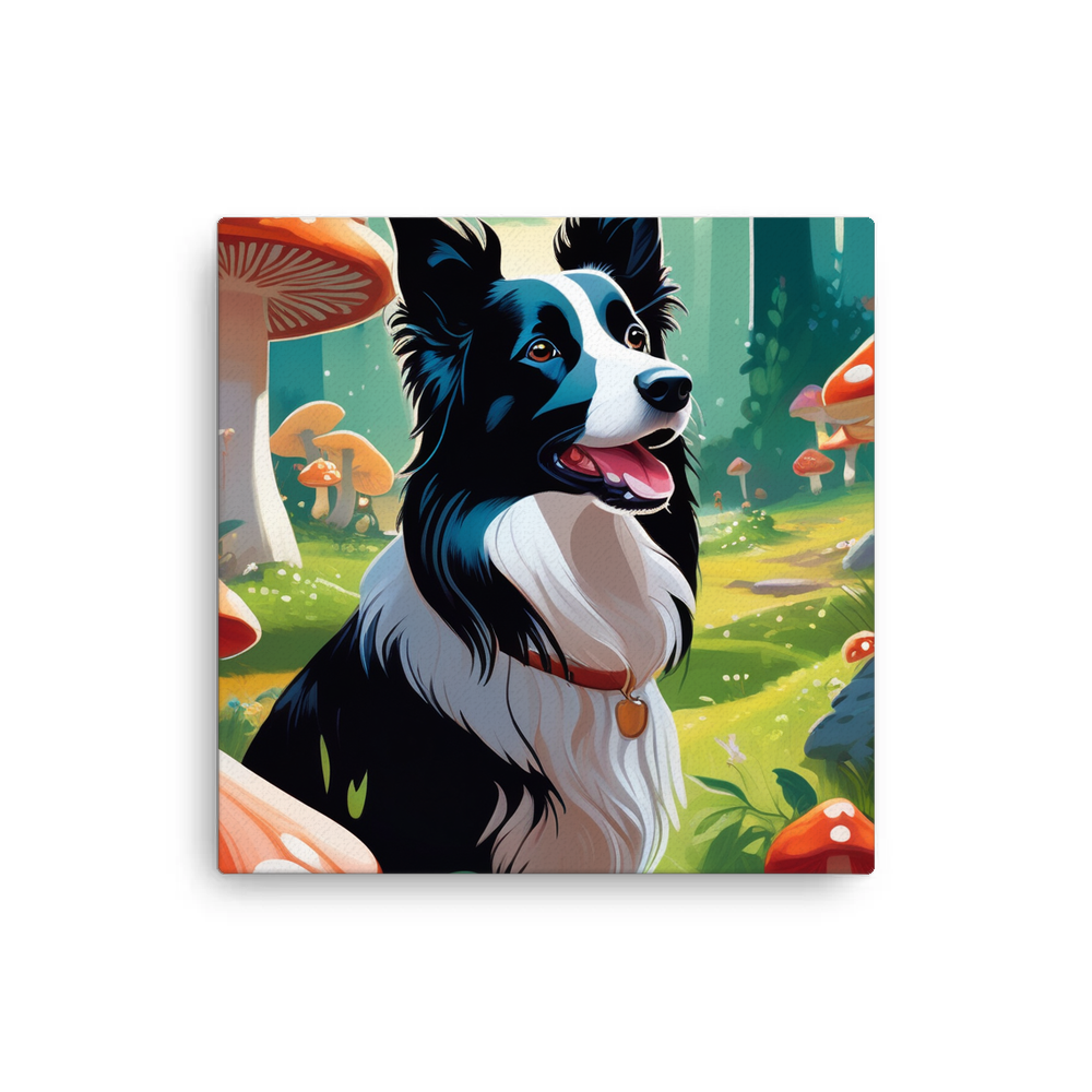 PugMug Custom Border Collie Canvas