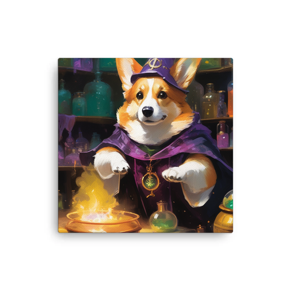 PugMug Custom Pembroke Welsh Corgi Canvas