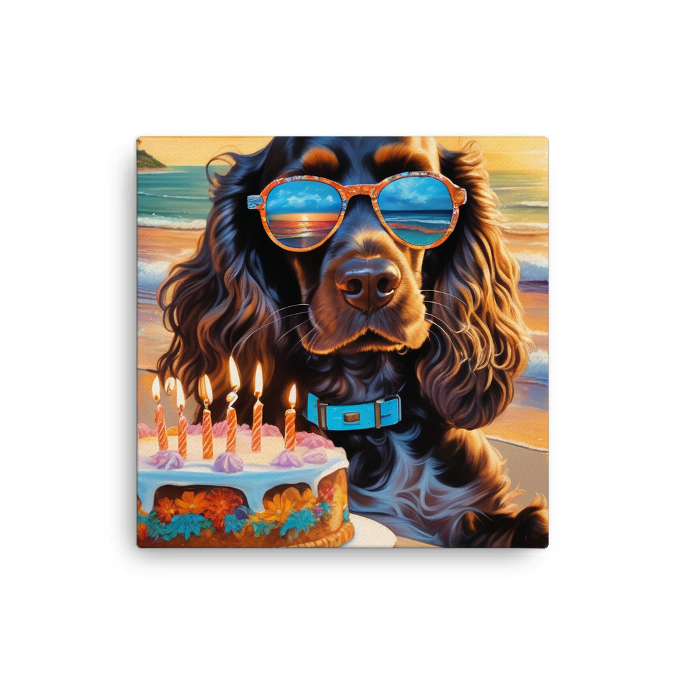 PugMug Custom English Cocker Spaniel Canvas