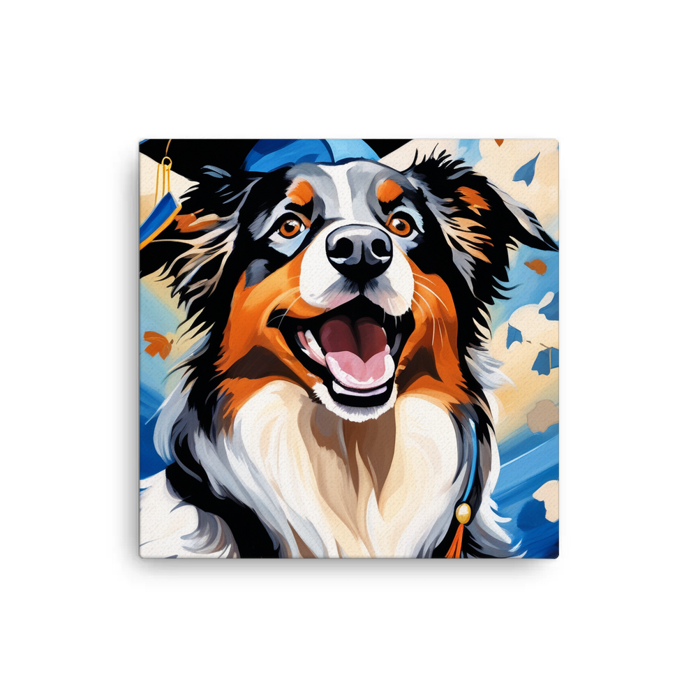 PugMug Custom Australian Shepherd Dog Canvas