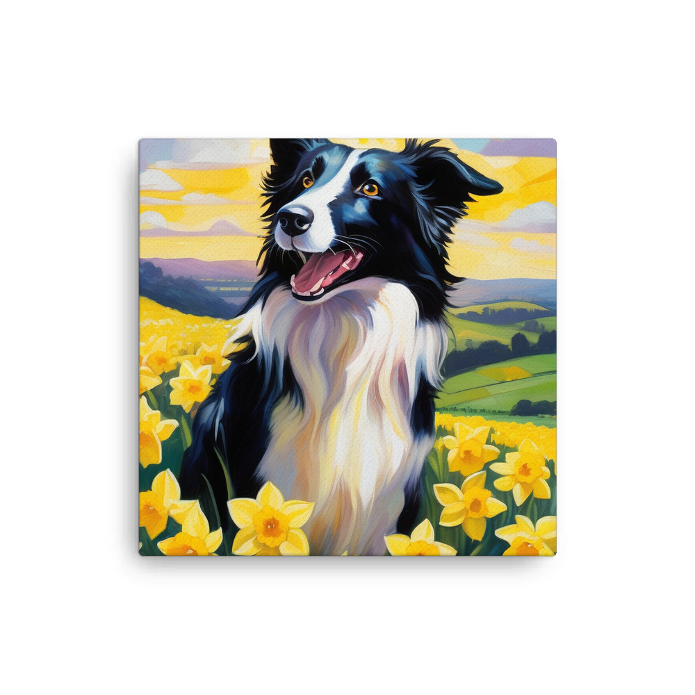 PugMug Custom Border Collie Canvas
