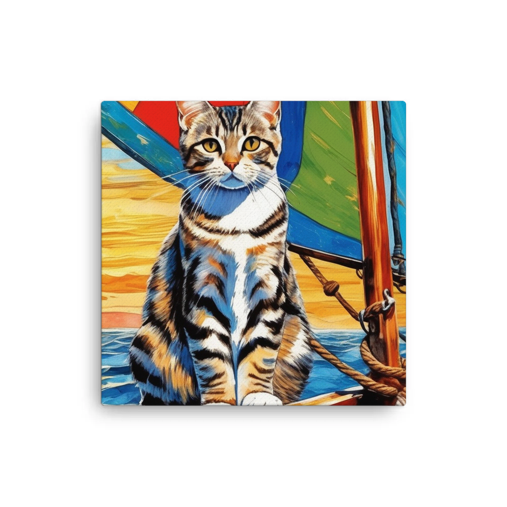PugMug Custom Tabby American Shorthair Cat Canvas