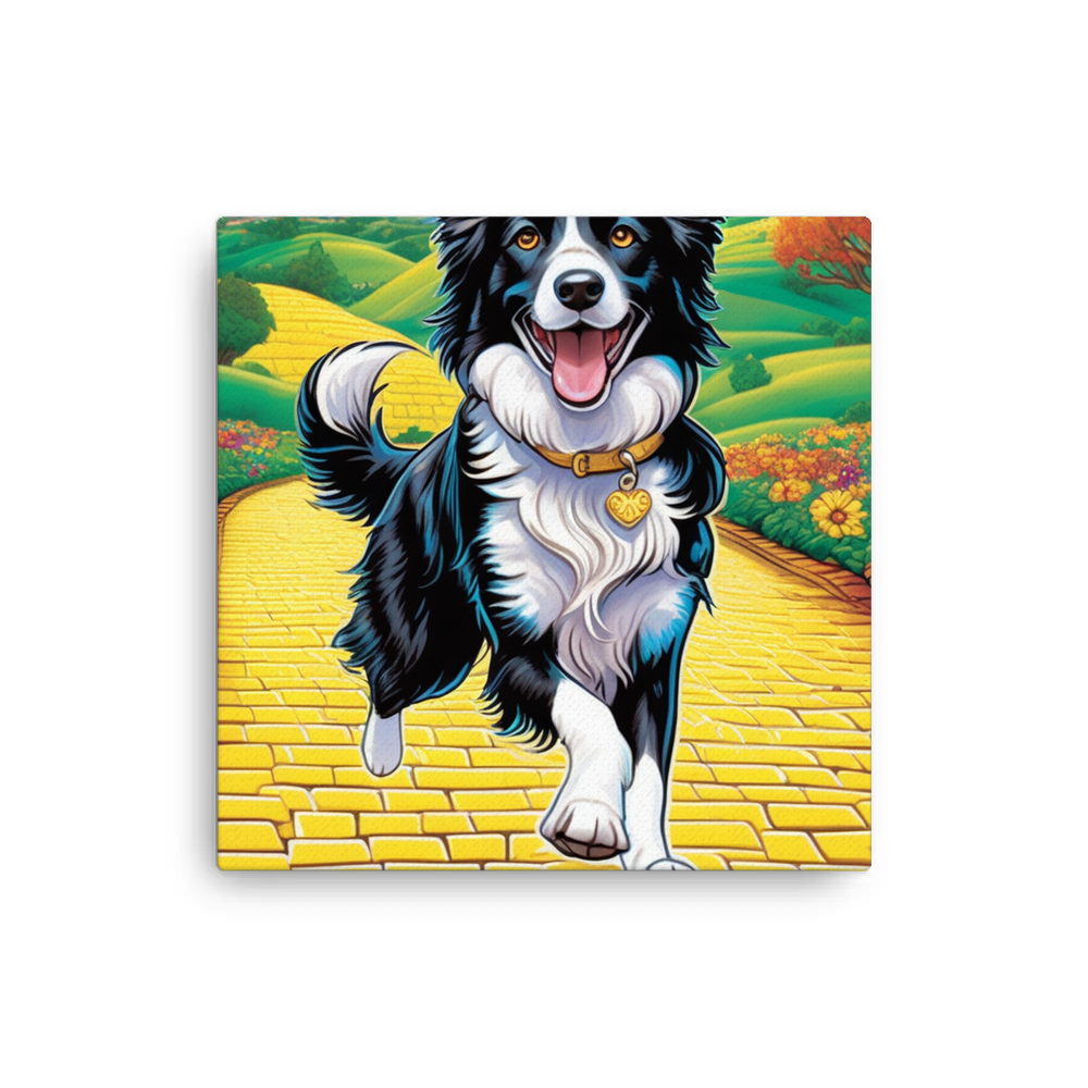 PugMug Custom Border Collie Canvas