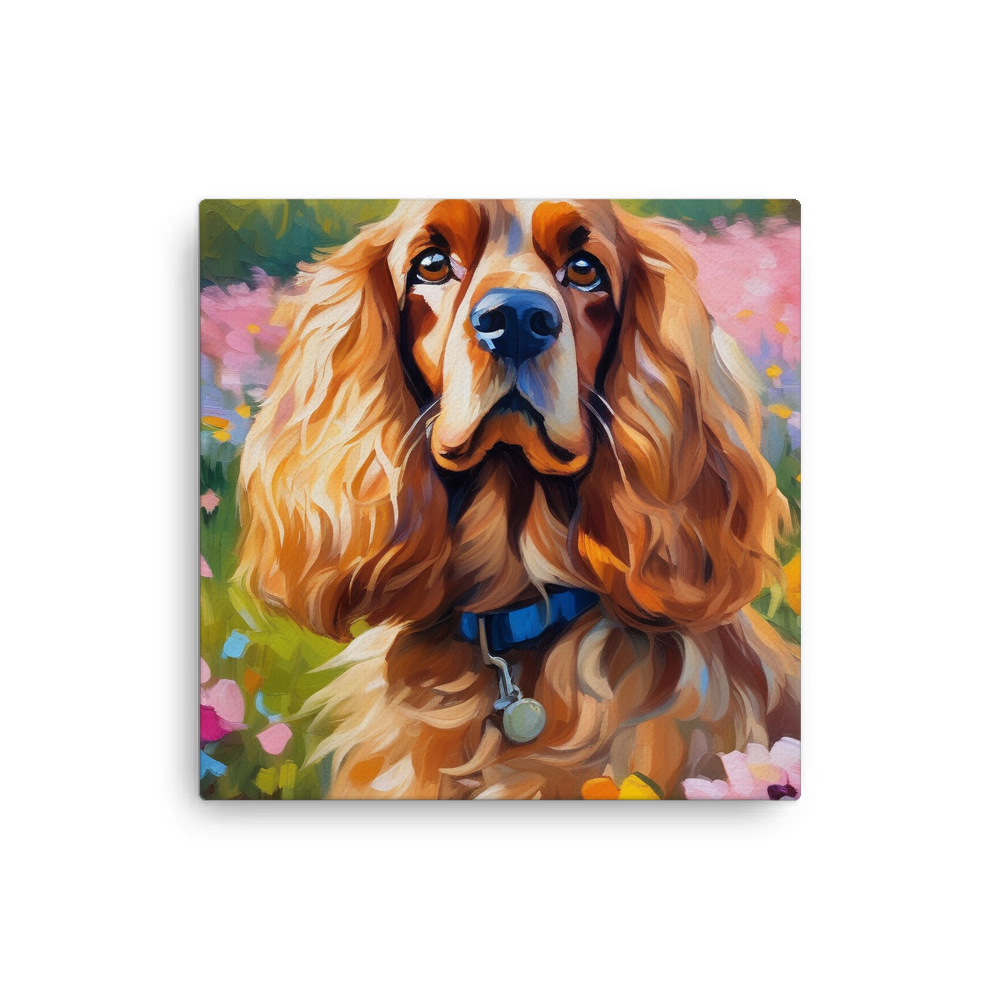 PugMug Custom Cocker Spaniel Canvas