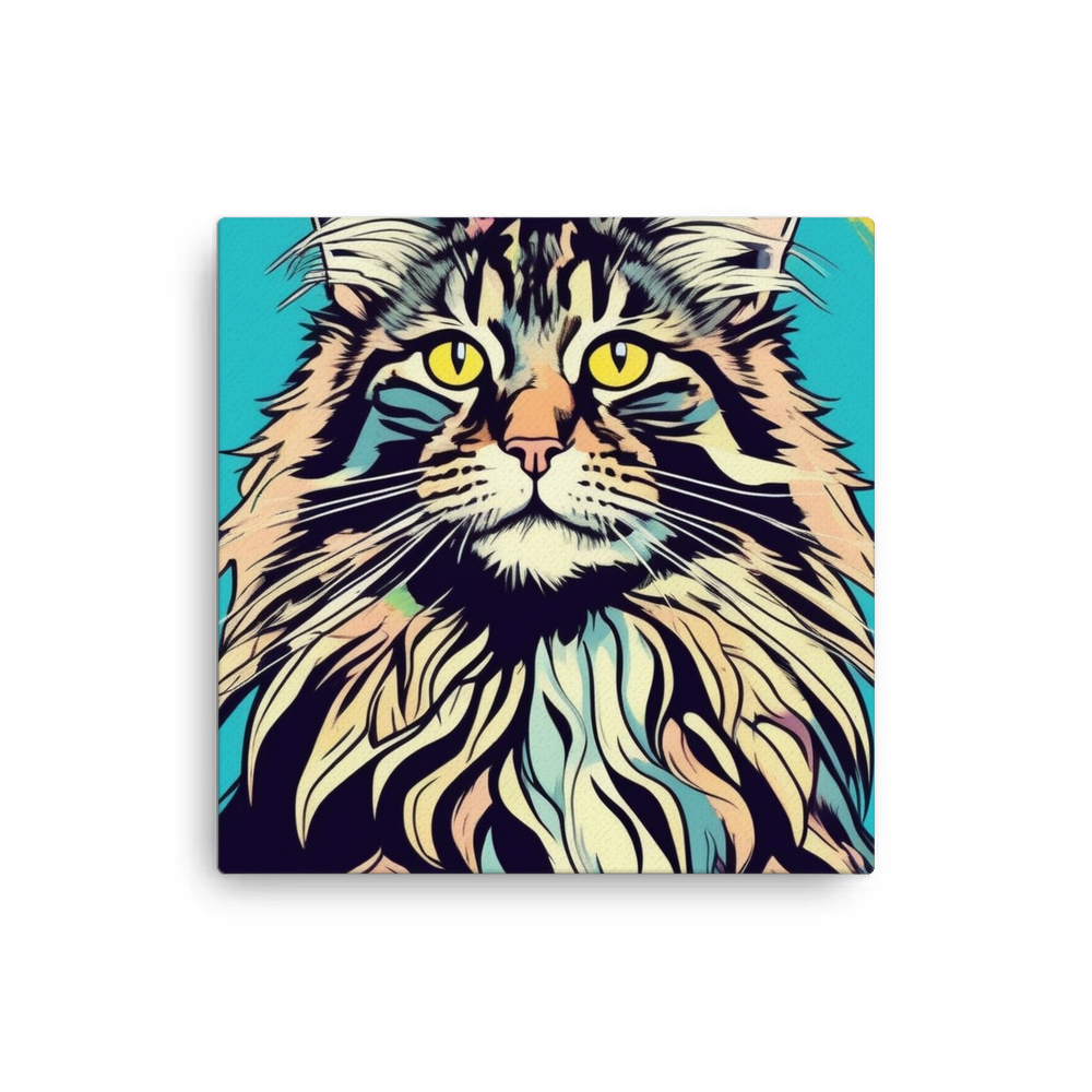 PugMug Custom Tabby Maine Coon Cat Canvas