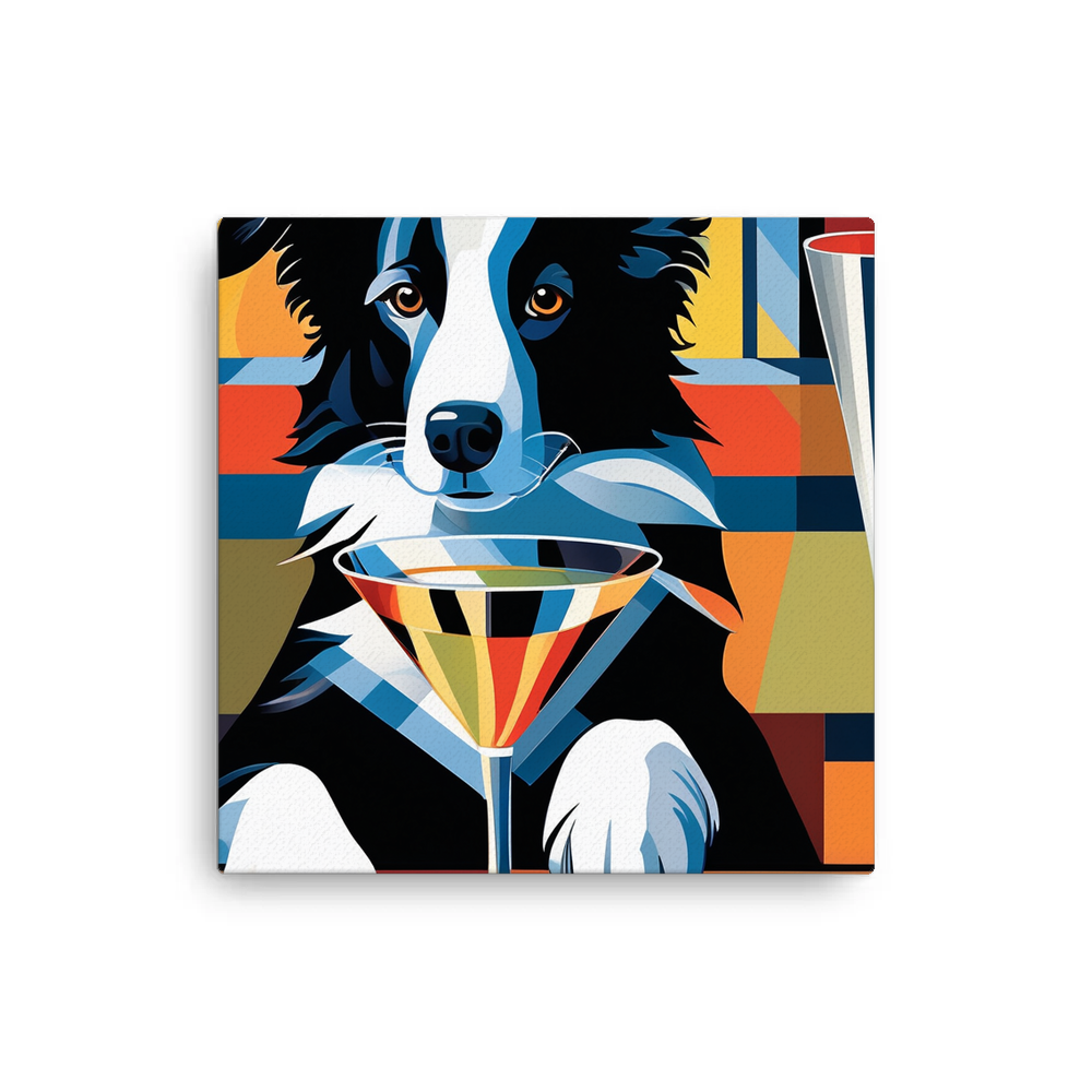 PugMug Custom Border Collie Canvas