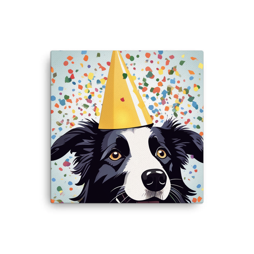 PugMug Custom Border Collie Canvas
