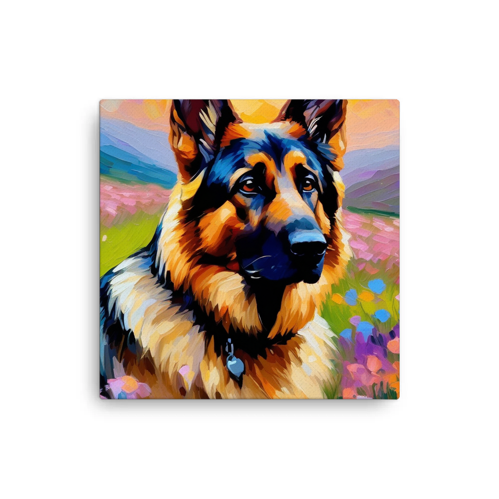 PugMug Custom German Shepherd Dog Canvas