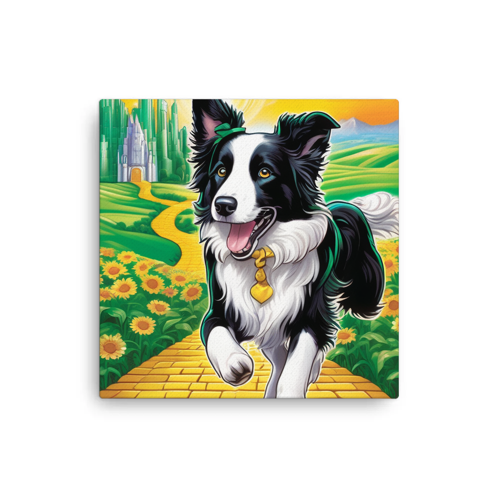 PugMug Custom Border Collie Canvas