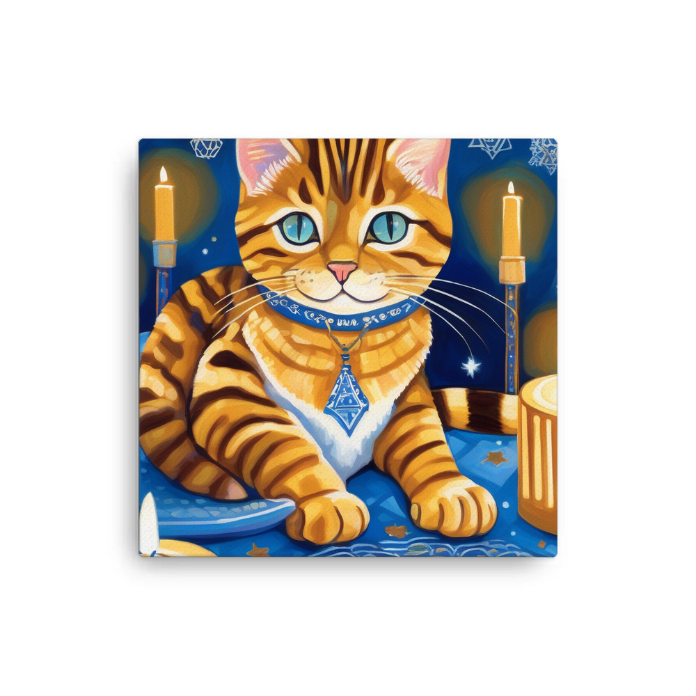 PugMug Custom Tabby Exotic Cat Canvas