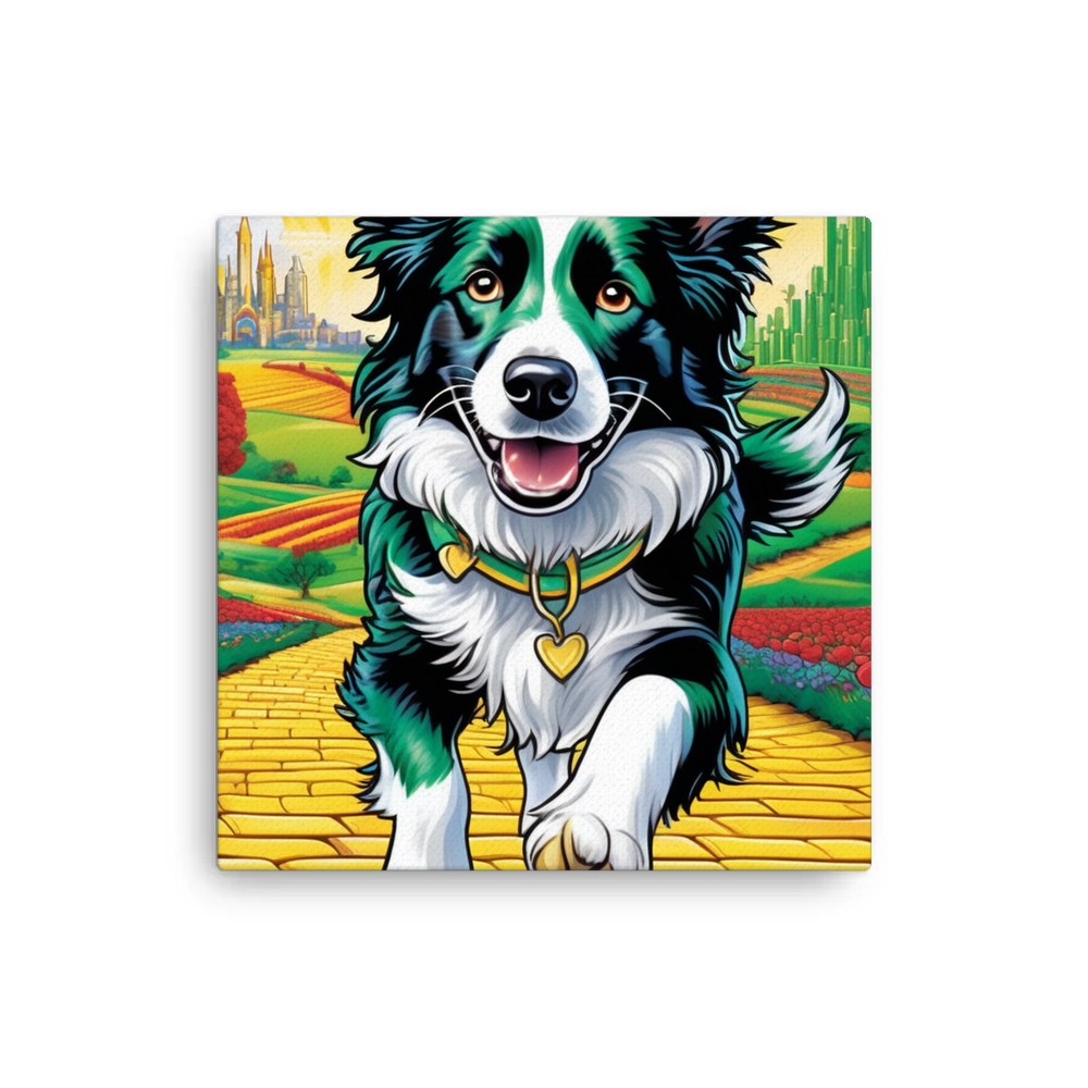 PugMug Custom Border Collie Canvas