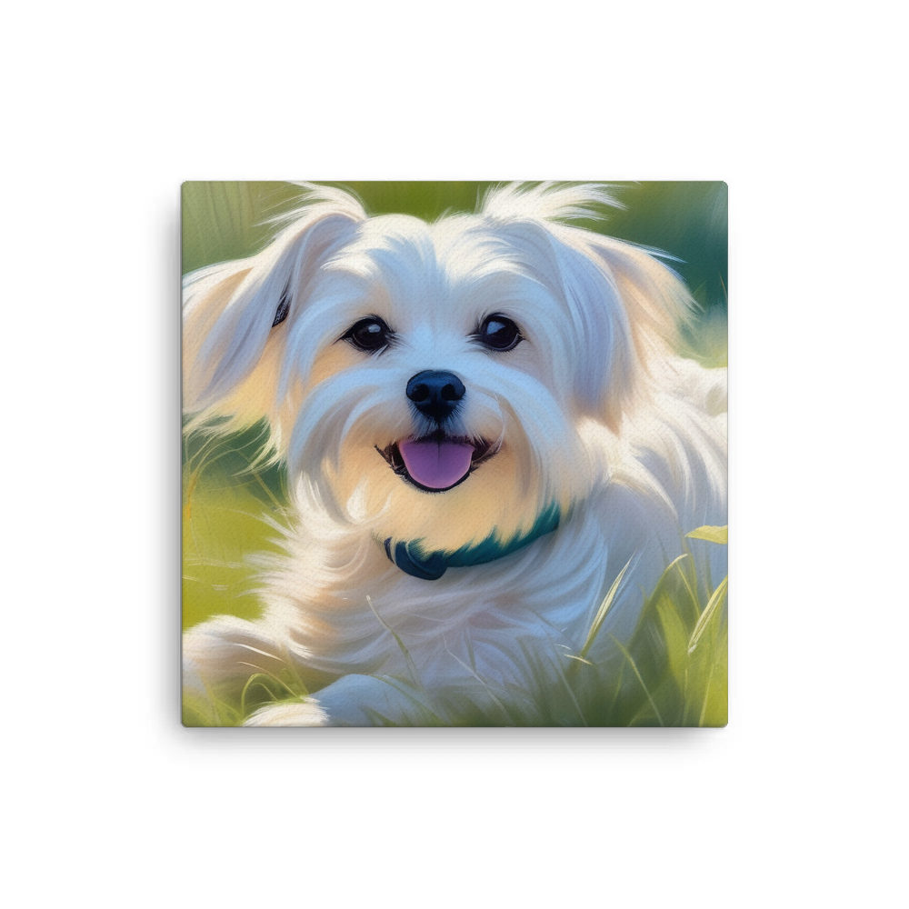 PugMug Custom Maltese Dog Canvas