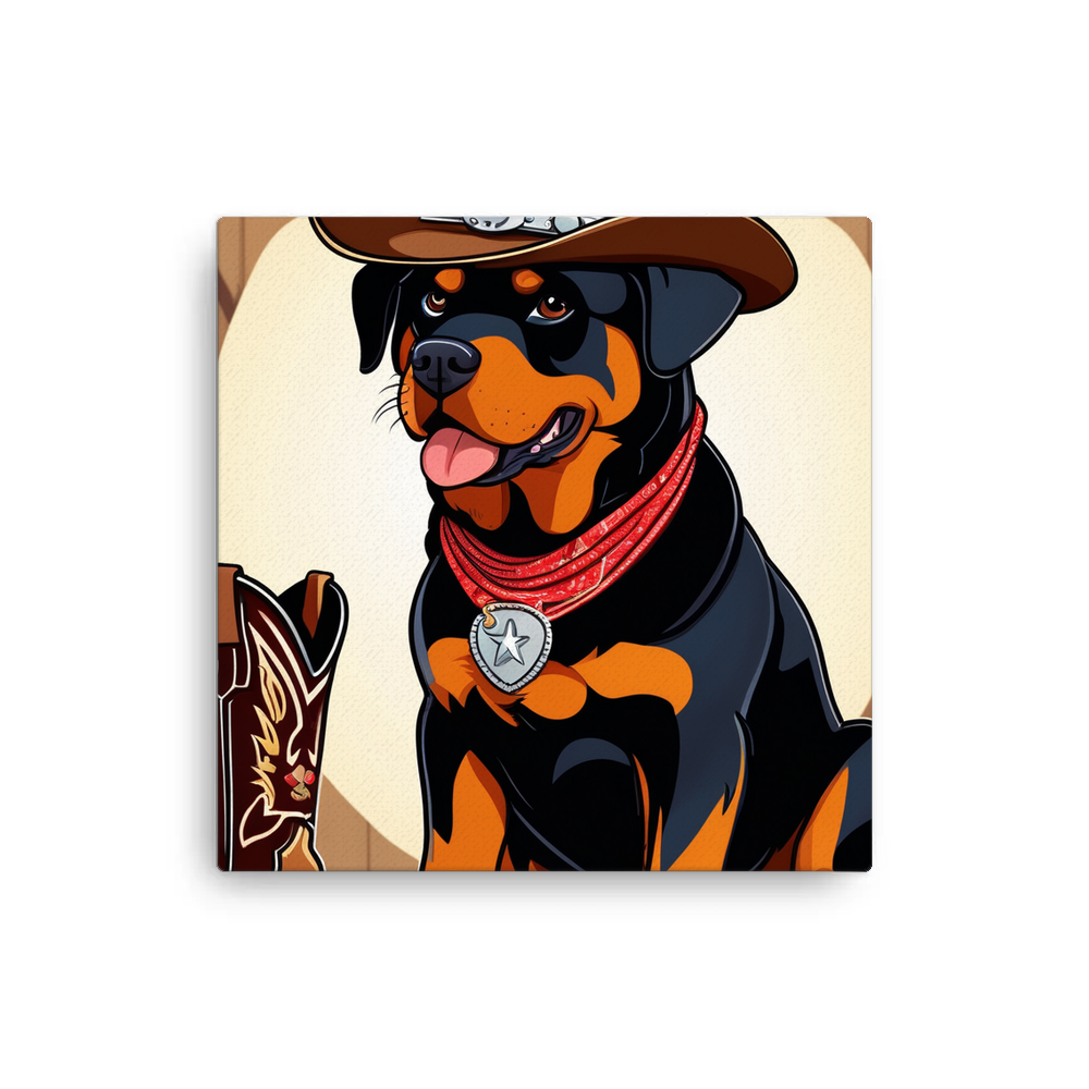 PugMug Custom Rottweiler Canvas