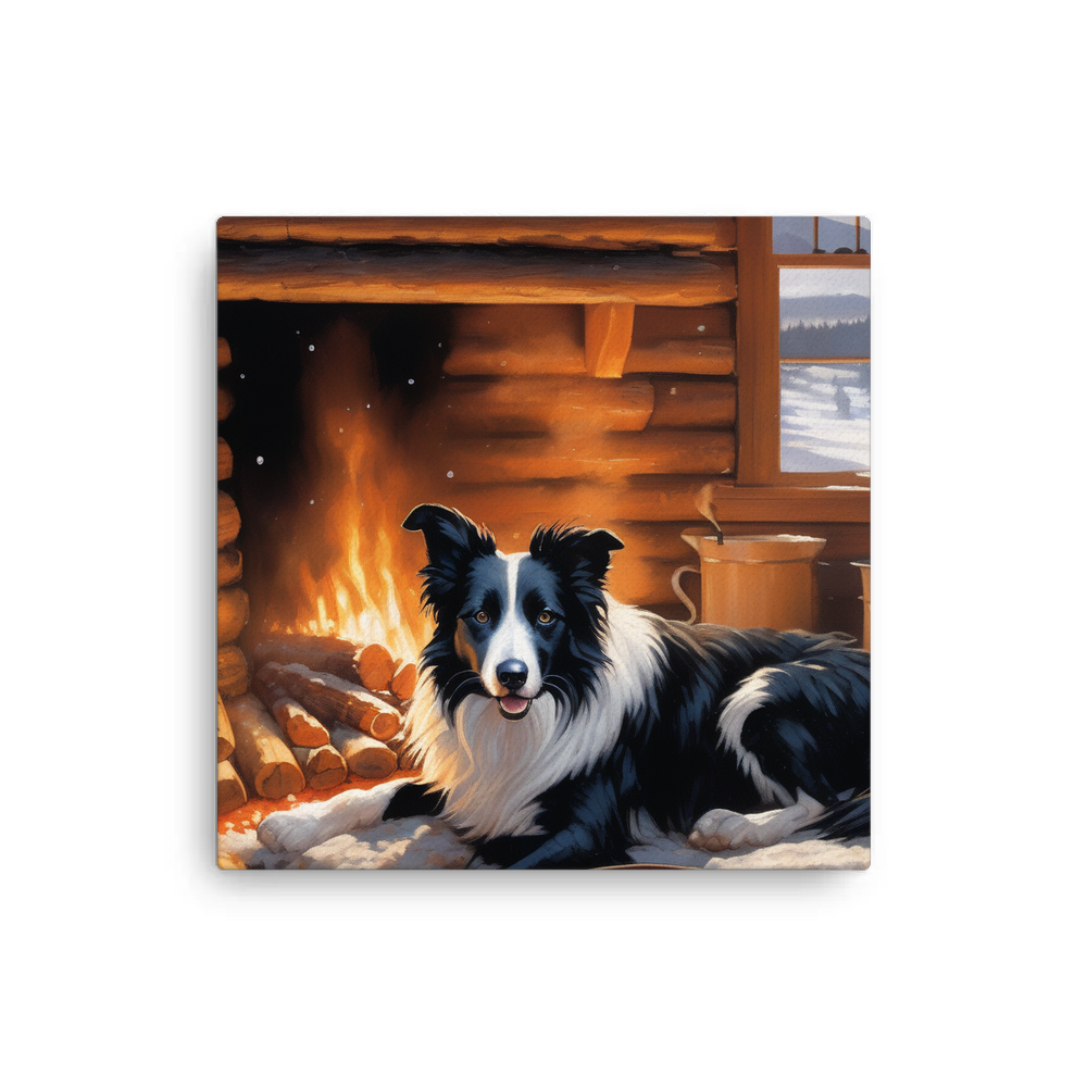 PugMug Custom Border Collie Canvas