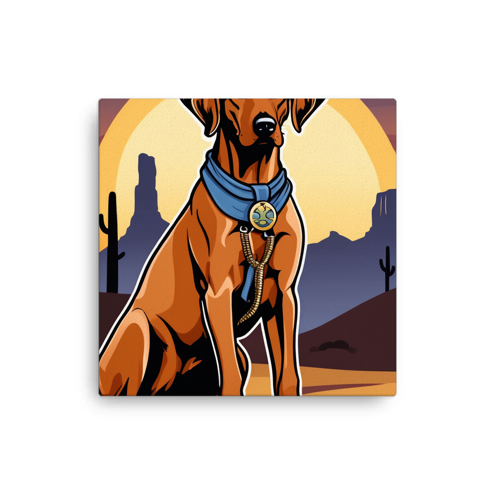 PugMug Custom Rhodesian Ridgeback Canvas