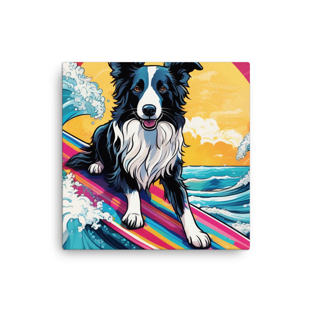 PugMug Custom Border Collie Canvas