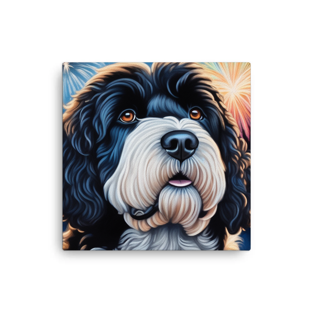 PugMug Custom Portuguese Water Dog Canvas