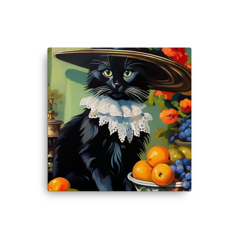 PugMug Custom Black Ragdoll Cat Canvas