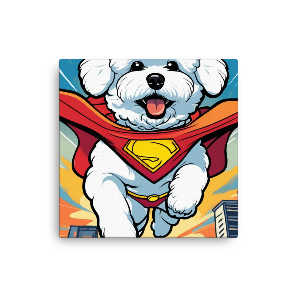 PugMug Custom Bichons Frise Canvas