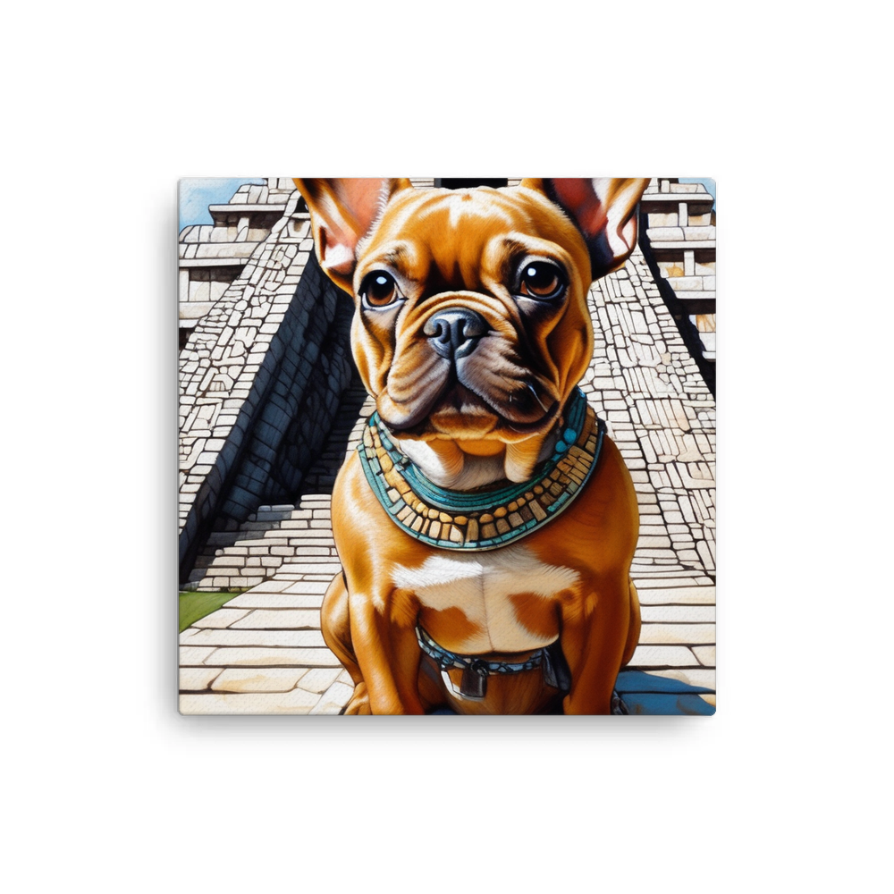 PugMug Custom Tan French Bulldog Canvas