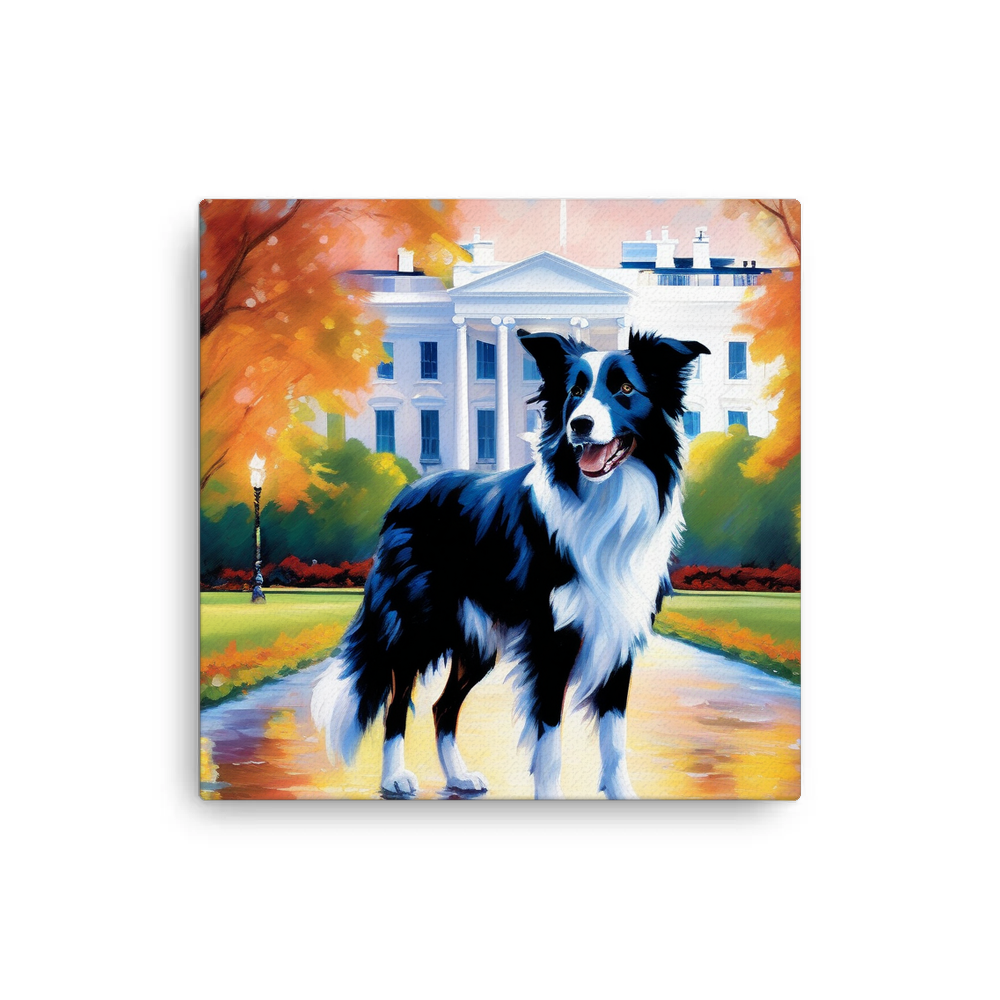 PugMug Custom Border Collie Canvas